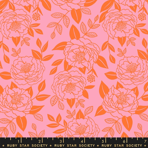 Patchwork Baumwolle - Ruby Star Society - Melody Miller - Rise and Shine - Garden Glow Florals Background Blender